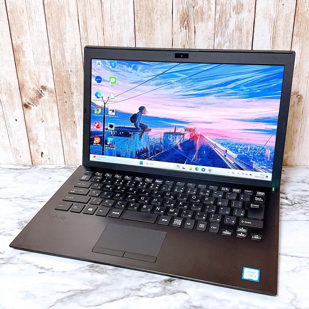 【美品】高性能i5＆爆速SSD/メモリ8GB✨カメラ バイオ 軽量パソコンPC