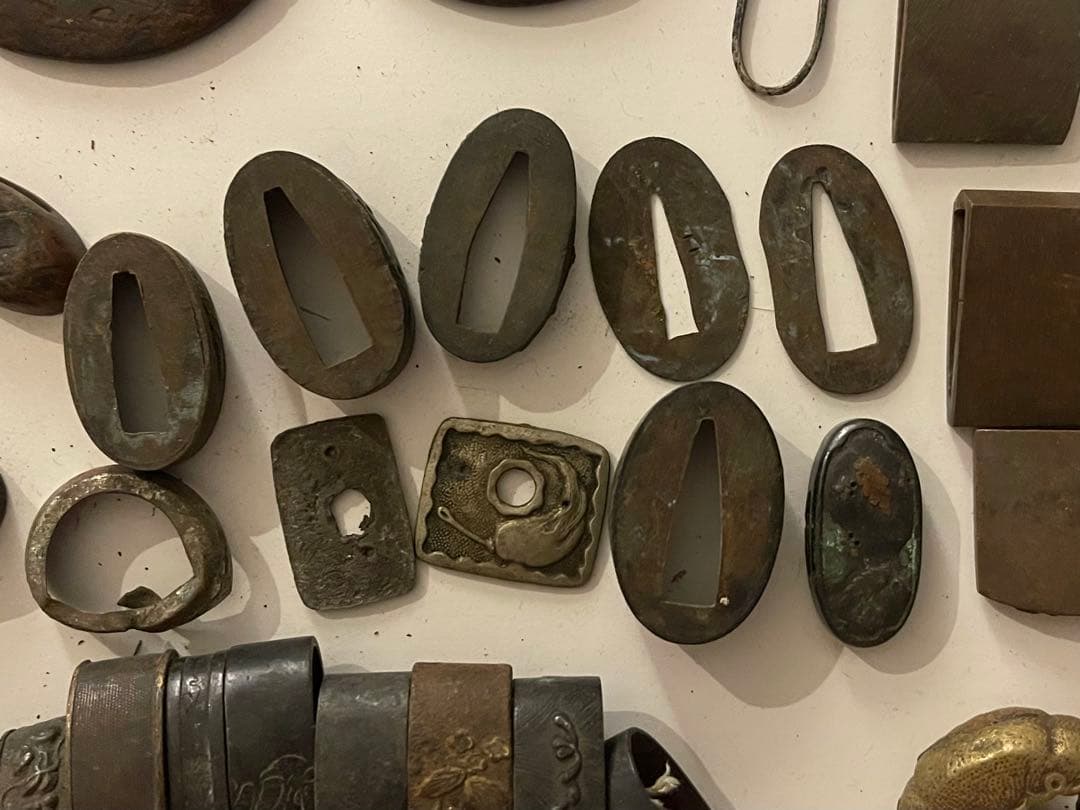 日本刀　武具　鍔 6枚　その他おまとめセット