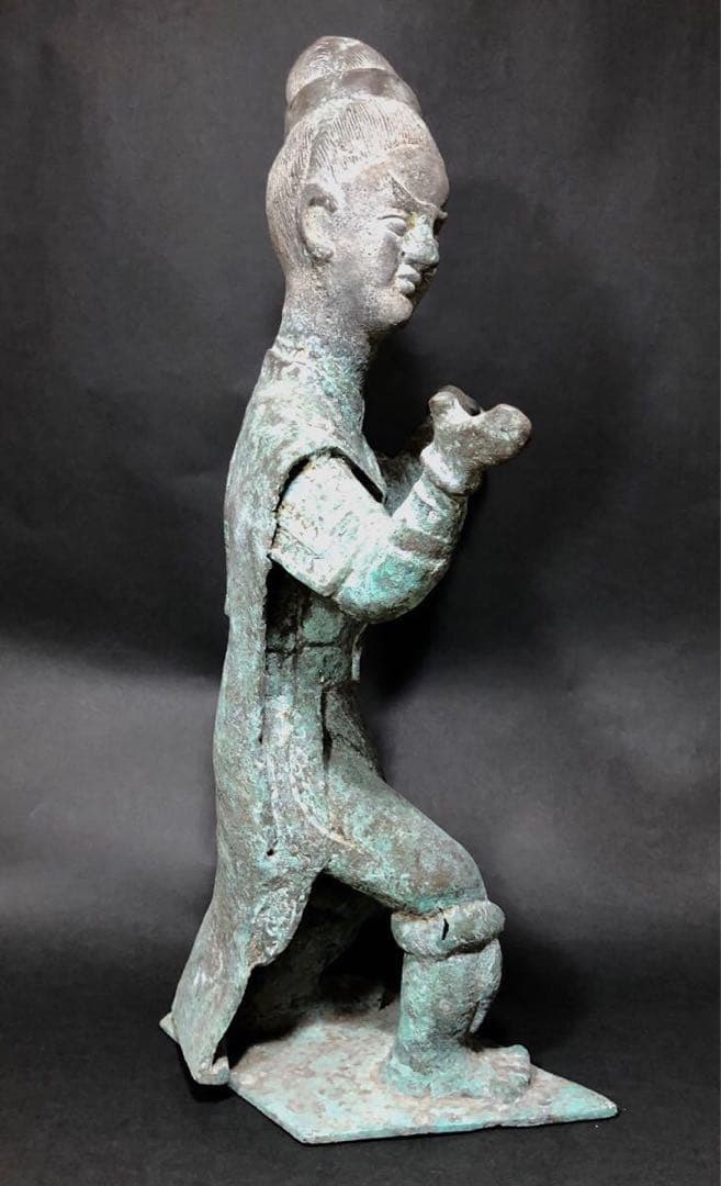 青銅 舞人立像 中国美術　春秋戦国時代　複製