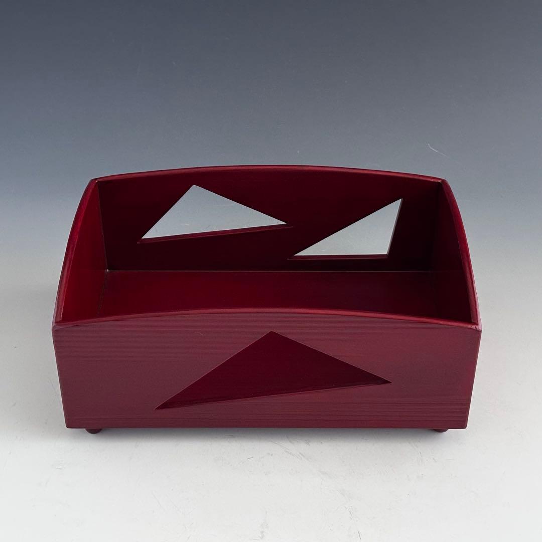 茶道具　溜一閑　鱗鶴透　煙草盆　川瀬表完　共箱　漆芸　京塗　たばこ盆　茶会　茶事