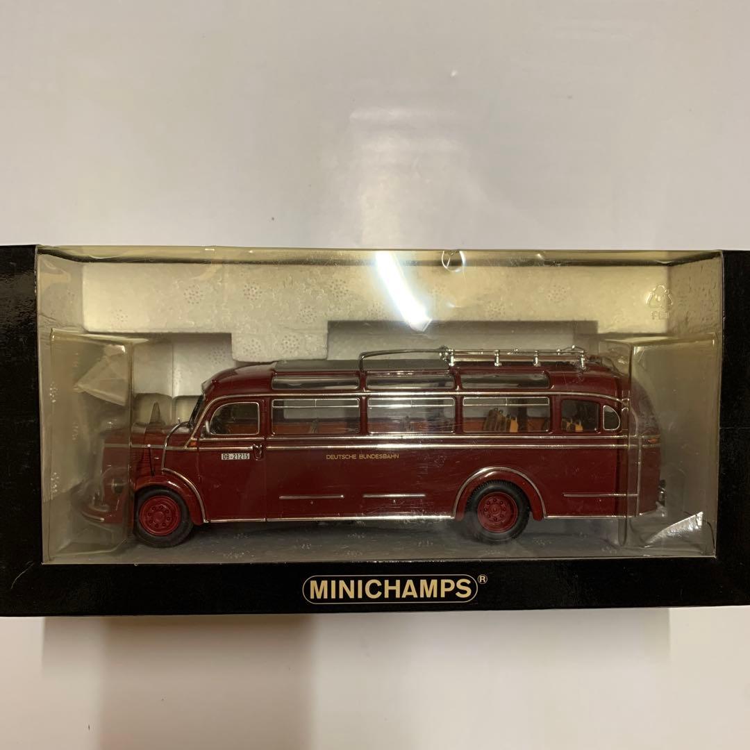 ミニチャンプス　1／43 メルセデスベンツ　O3500 バス　ドイツ連邦鉄道
