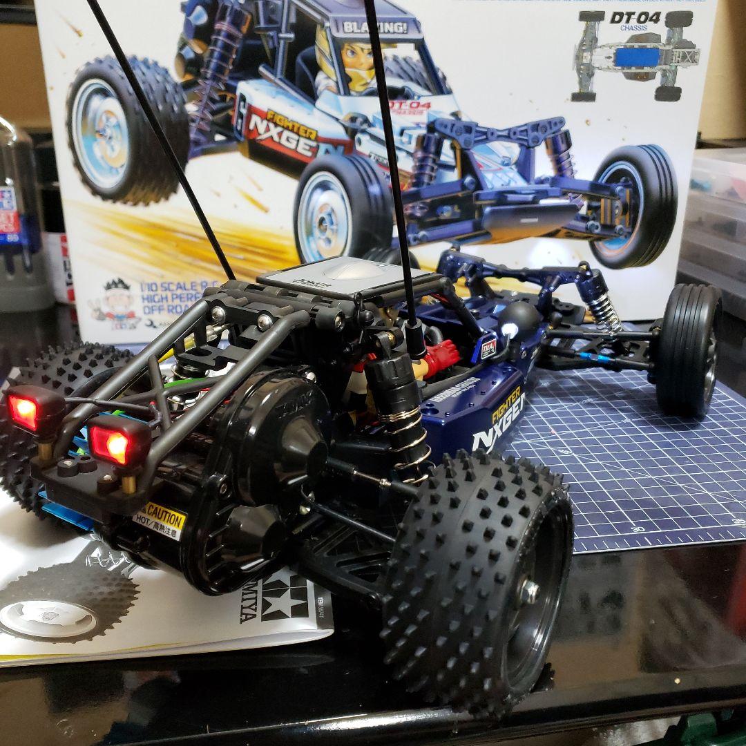 タミヤ DT04 ファイターネクスジェン カスタム サーボ付き、メカレス