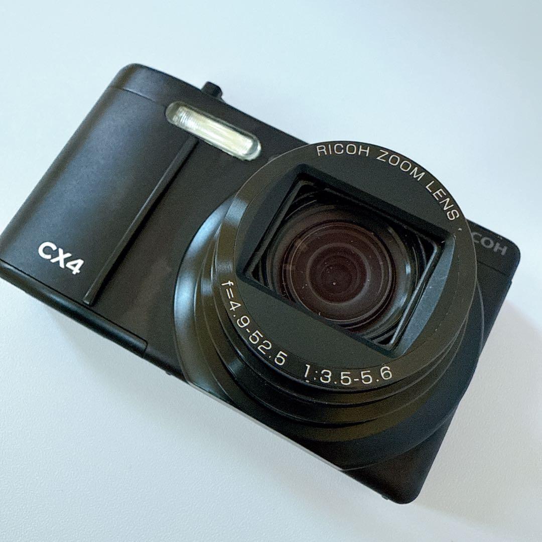 【動作確認済】リコー CX4 ブラック デジタルカメラ オールドデジカメ