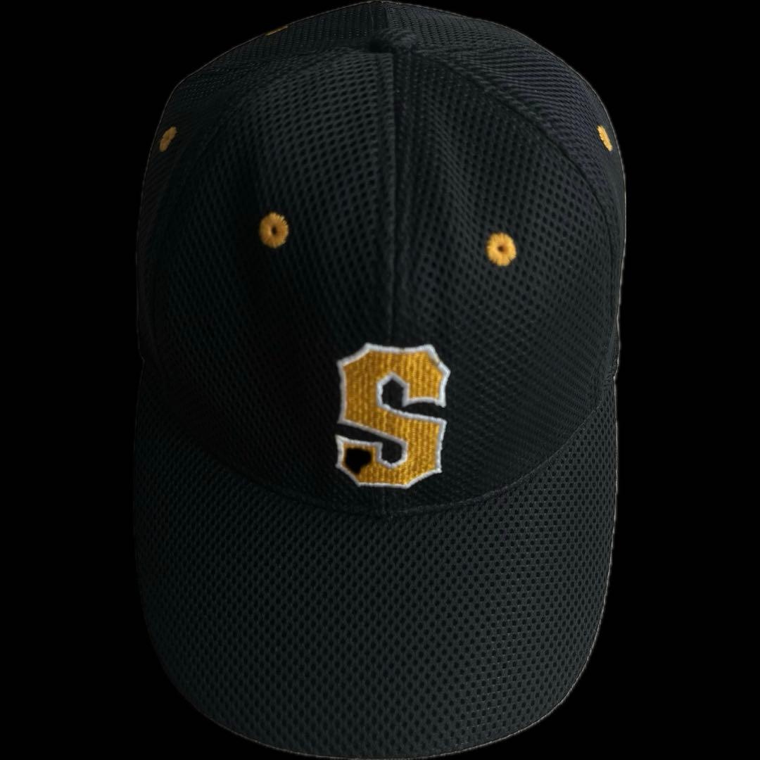 “S刺繍”old stussy 6パネルキャップ メッシュ stussyhats