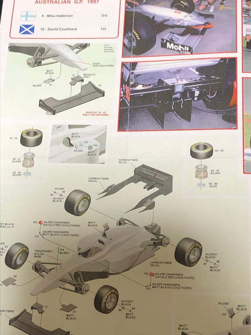 タメオ TAMEO 1/43 マクラーレン MP4/12 オーストラリアGP