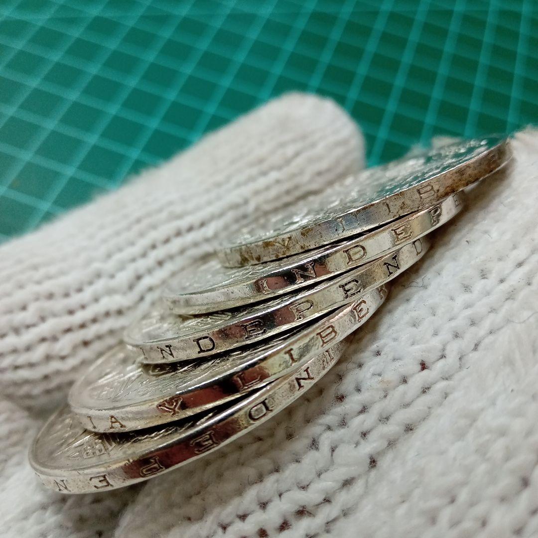 1968メキシコオリンピック記念銀貨5枚セット※銀価格急上昇中※