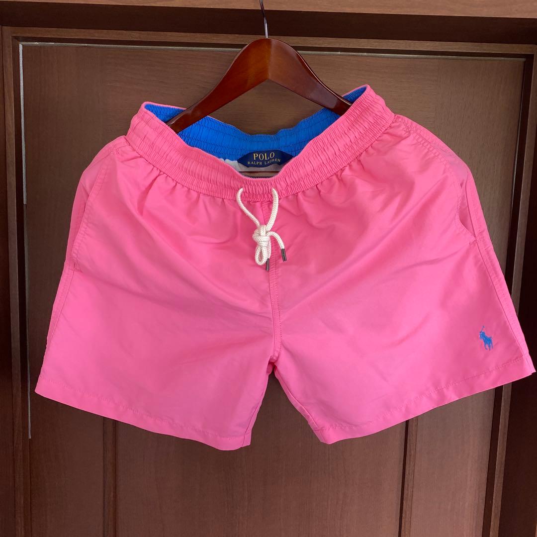 ラルフローレン スイムショーツ　女性着用可ピンク　水着　トラベラーズ　JK
