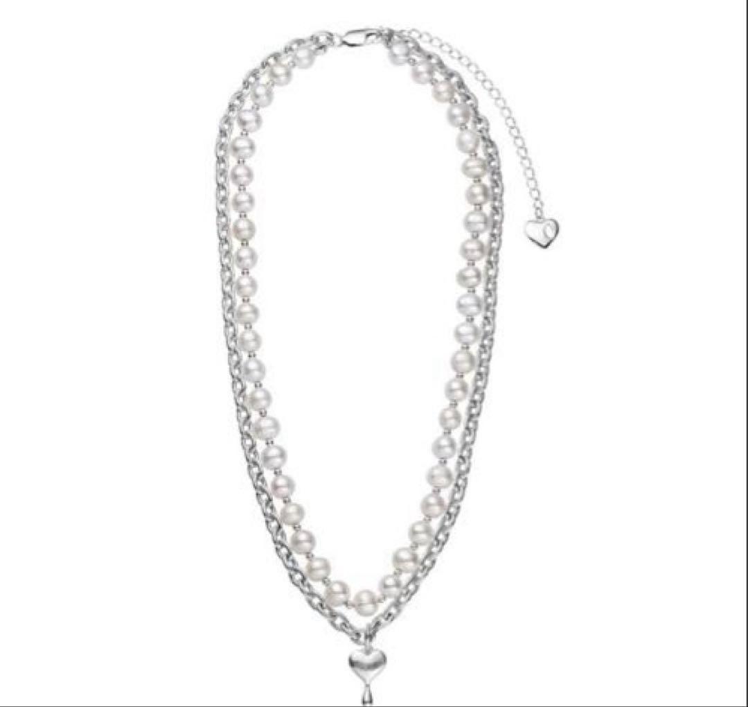 GOD ONLY KNOWS 岩田剛典 パール シルバーネックレス S