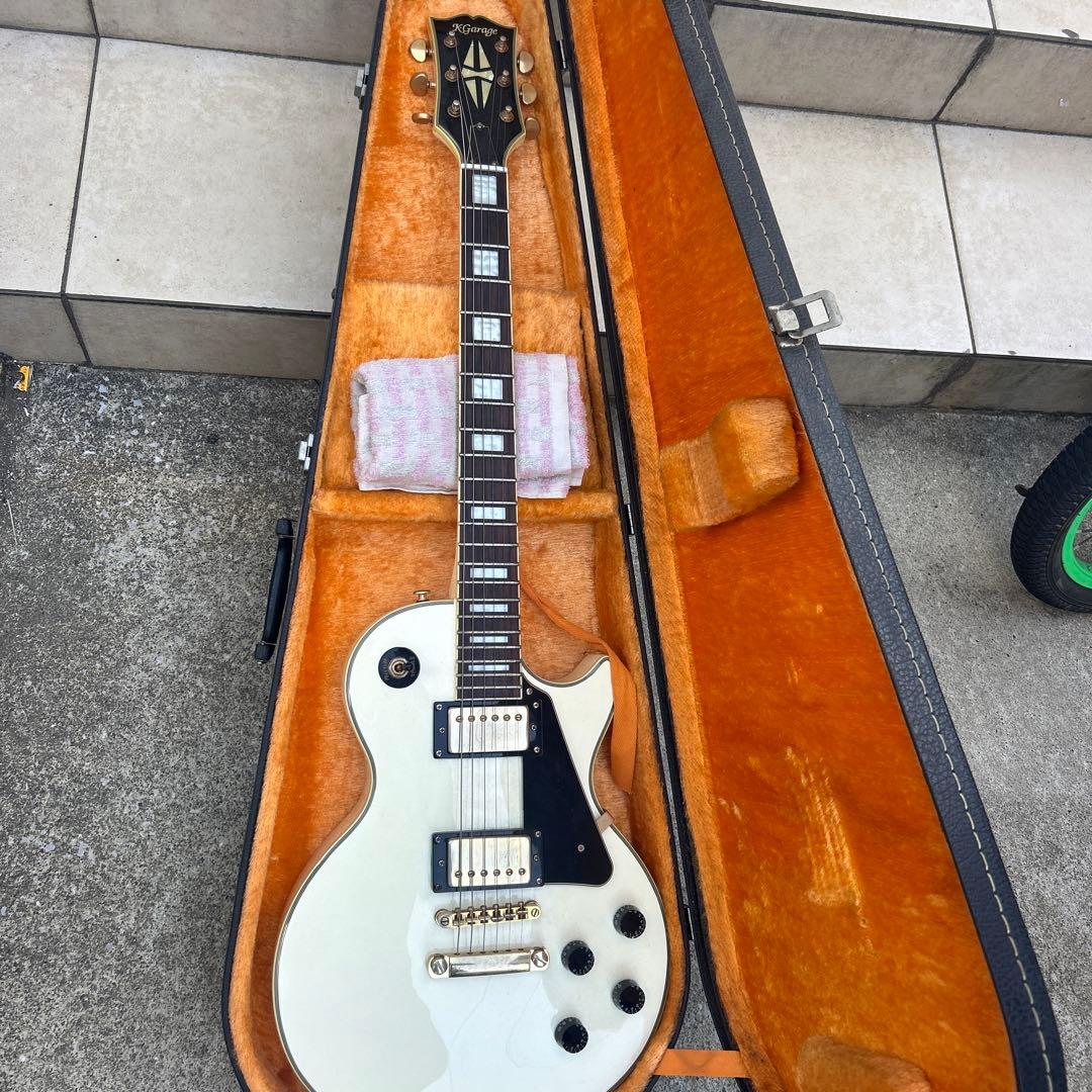 KGarage ホワイトレスポールタイプエレキギター