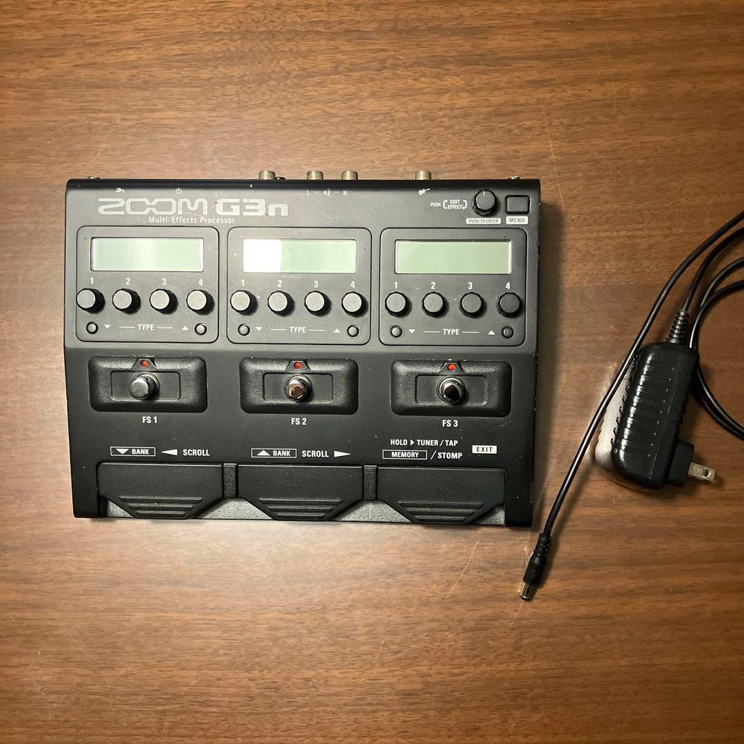 ZOOM G3n マルチエフェクター ACアダプター付き