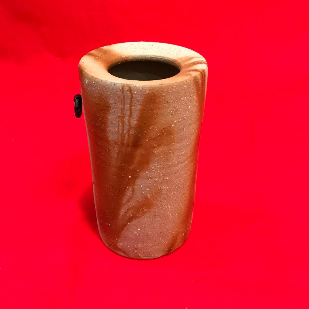 備前焼　山本出　花入　花瓶　花器　　　華道　茶道　和室