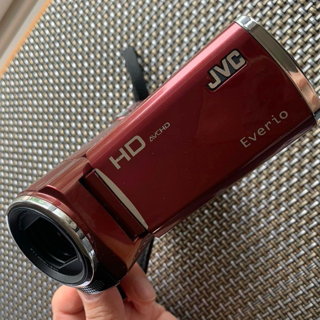 JVC Everio HD ビデオカメラ　GZ-HM460-R ハンディカム