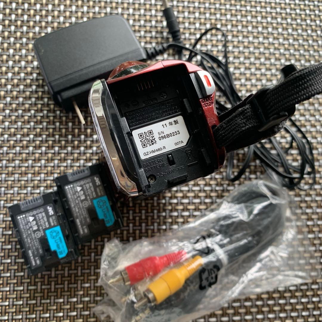 JVC Everio HD ビデオカメラ　GZ-HM460-R ハンディカム