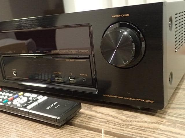 DENON AVアンプ AVR-X1200W リモコン Bluetooth 快調