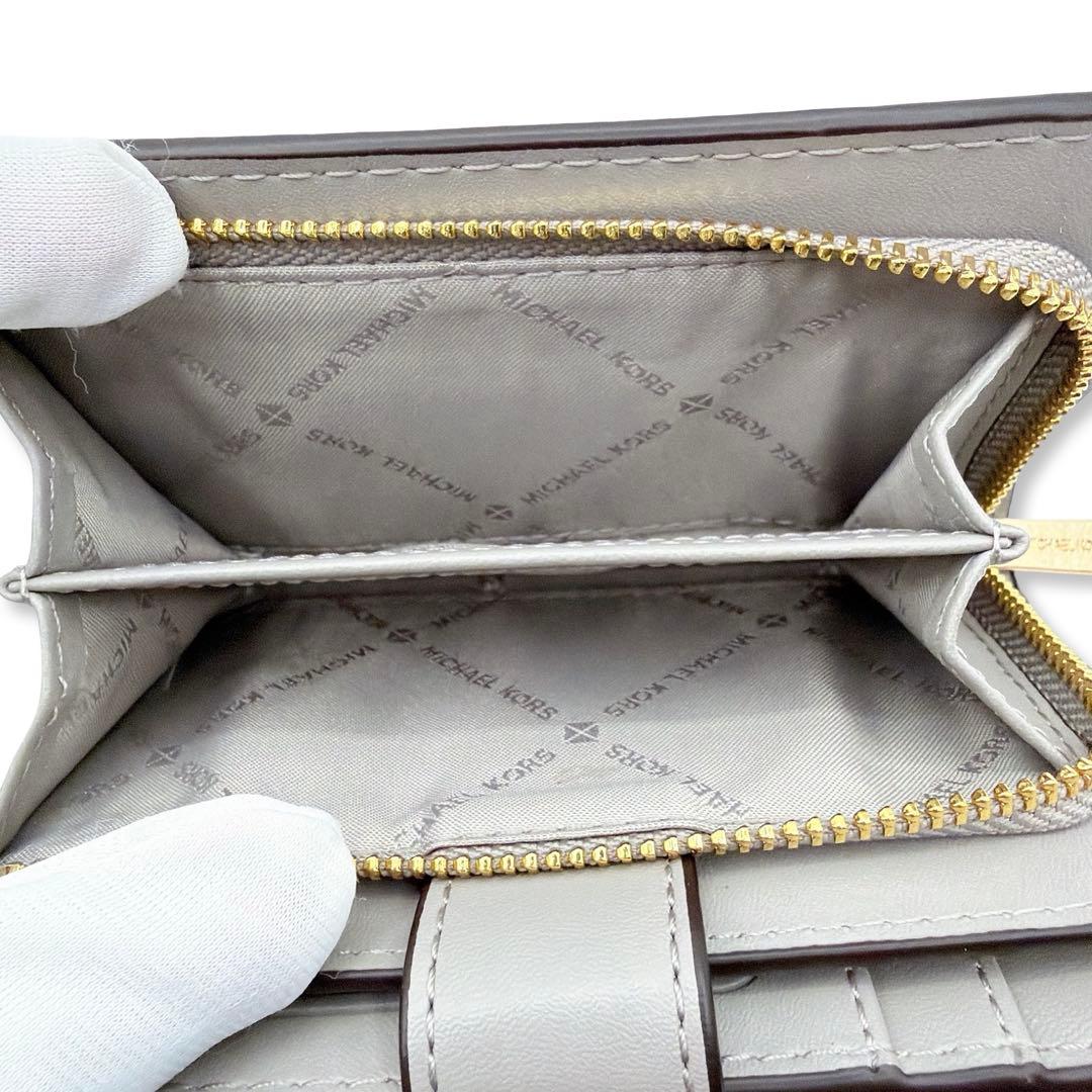 マイケルコース 35F8GTVF2B L字ファスナー 二つ折り財布