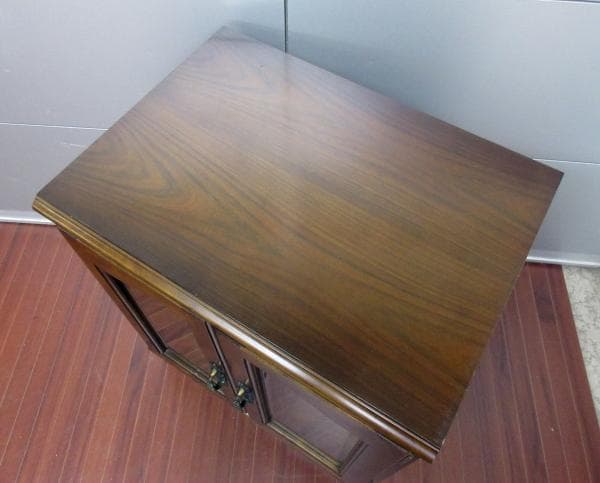 カリモク キャビネット ガラス扉 コロニアル