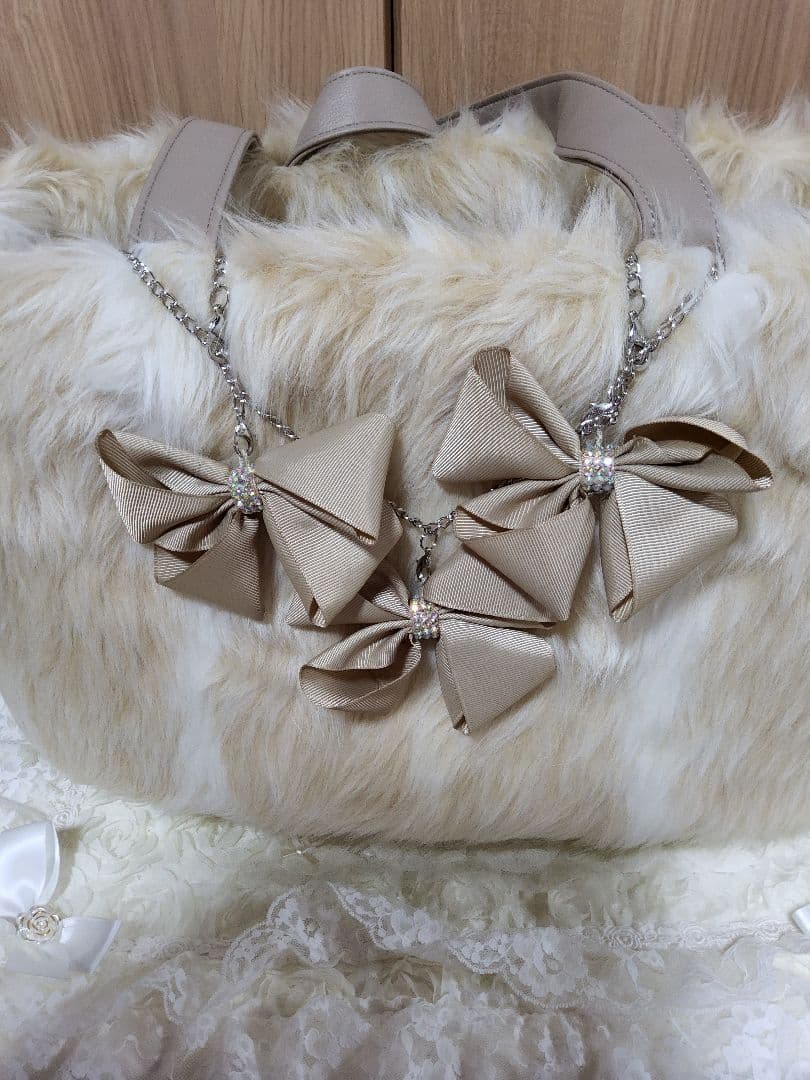 キャリーバッグ　ftakako ファーキャリーバッグ　大