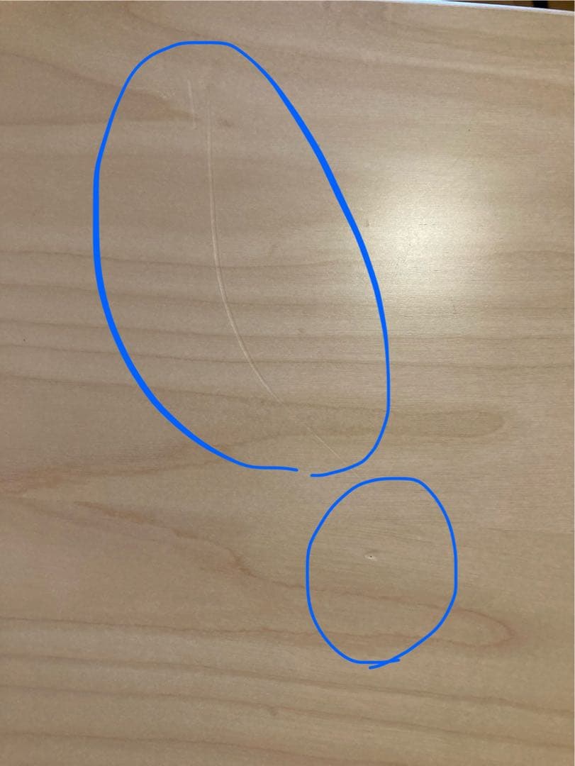 artek アアルト　テーブル80C ナチュラル　幕板無し