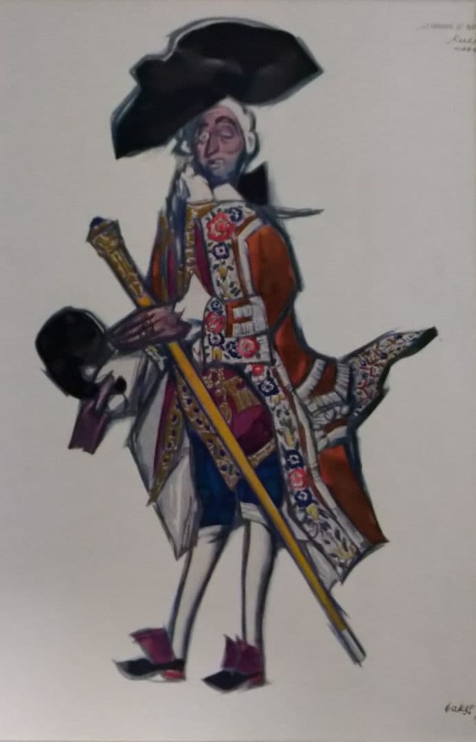 1919年制作のポショワール版画 アンティーク