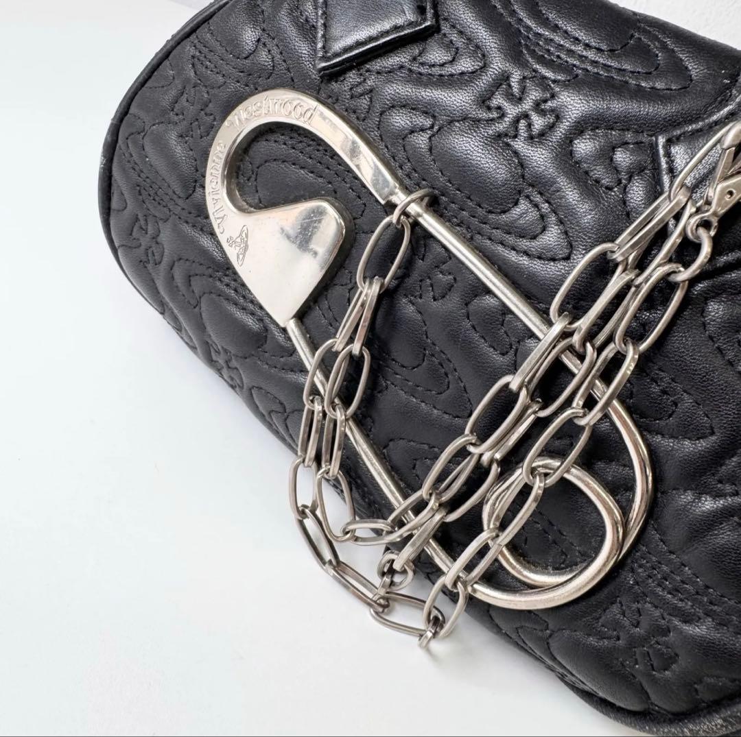 Vivienne Westwoodハンドバッグチェーン安全ピン　希少アイテム