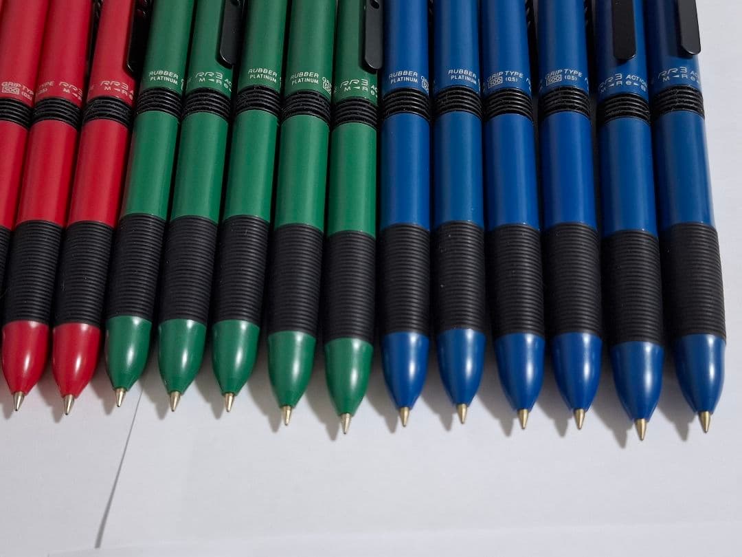 廃番　未使用　プラチナ　多機能　RR3アクション　ラバーグリップ　26本まとめ