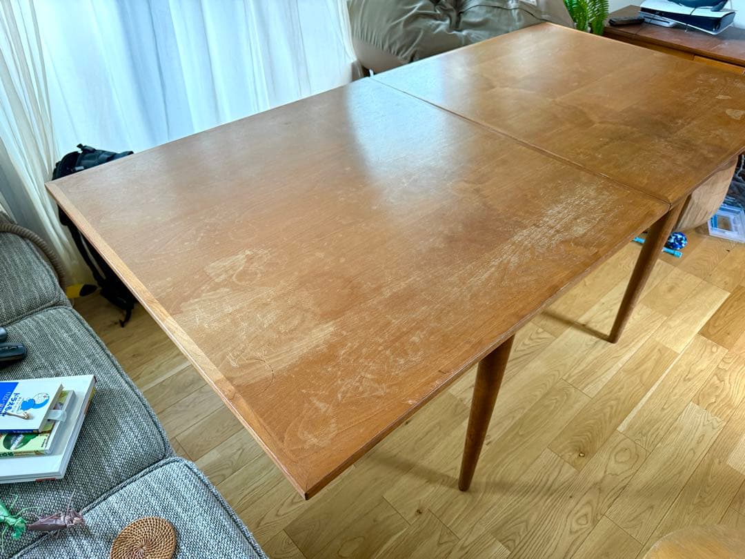 北欧ヴィンテージ ダイニングテーブル　バタフライ　90cm　スローハウス