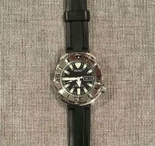 セイコー SEIKO ブラックモンスター 7S26-0350 ダイバーズ美品