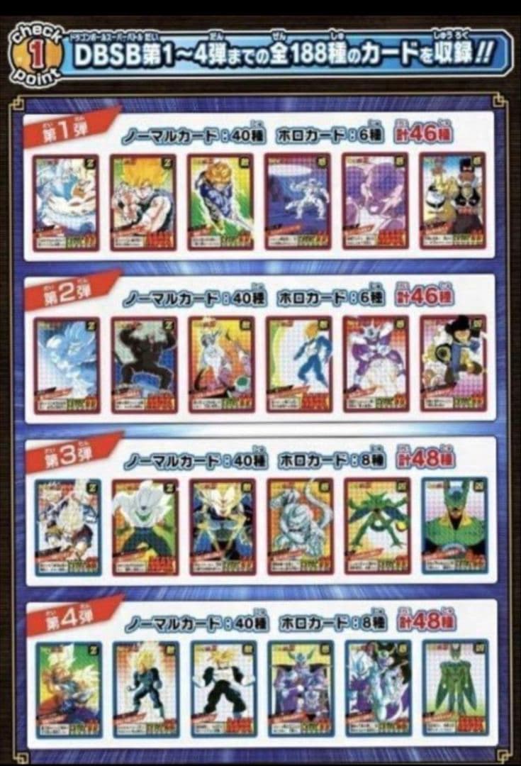 未開封□ドラゴンボールカードダス スーパーバトルプレミアムセット vol.1