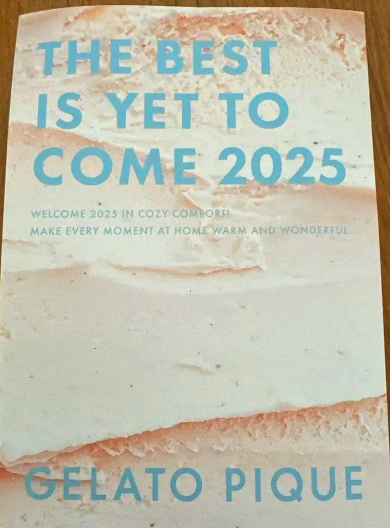 【新品未使用】GELATO PIQUE ジップアップルームウェア