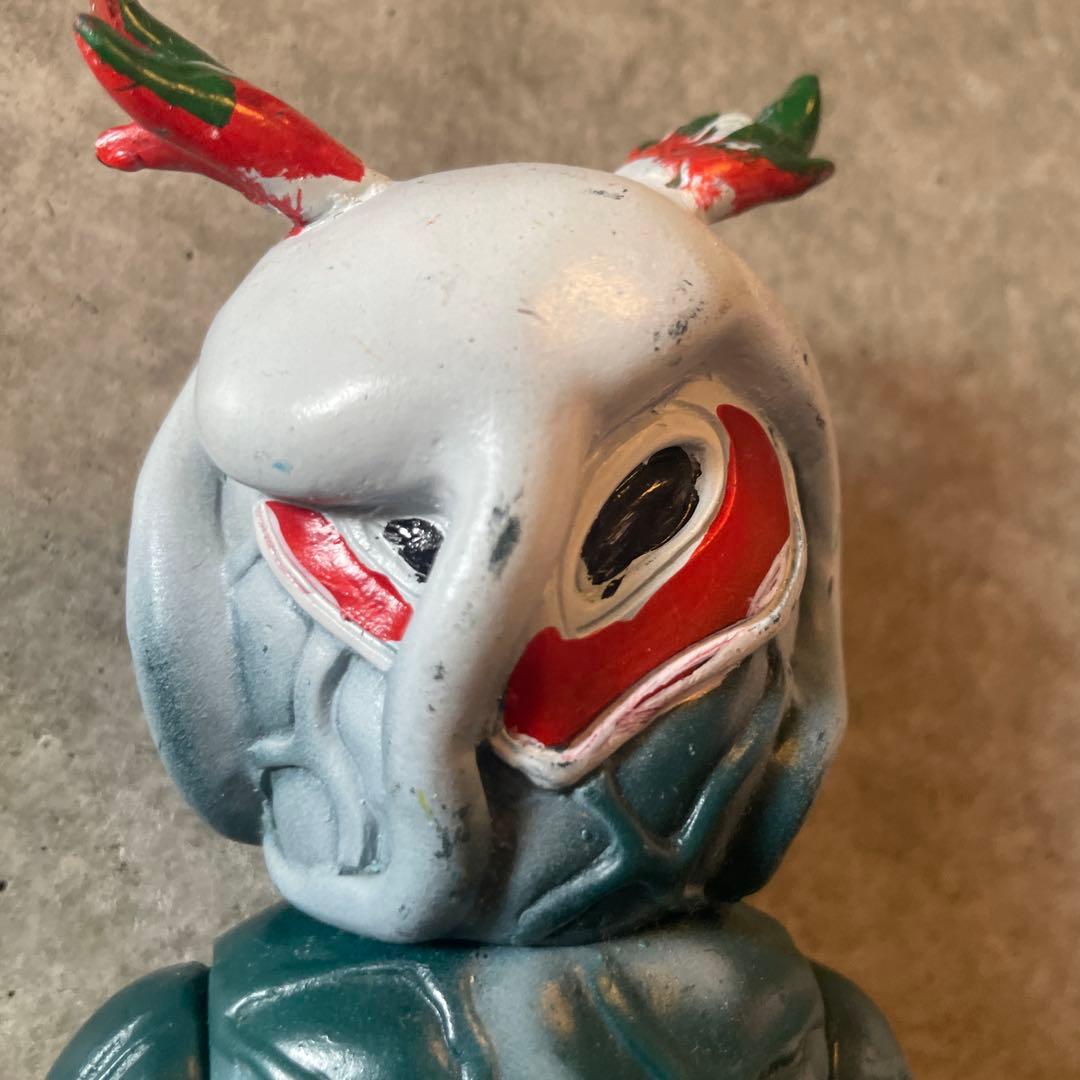 週末削除旧バンダイ当時物仮面ライダー怪人トリカブトソフビ落書きなし