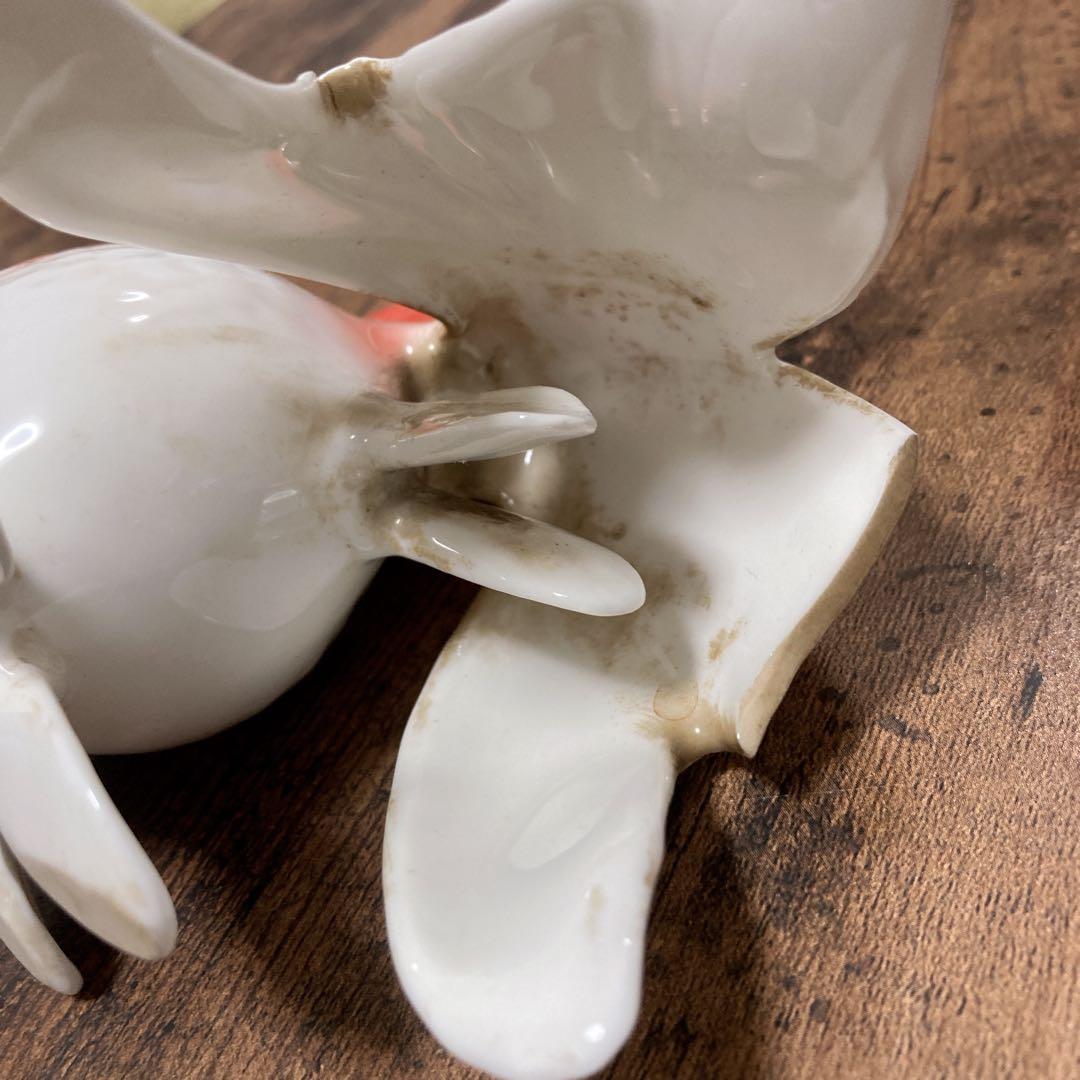 ノリタケ　ボーンチャイナ 金魚 琉金 シカ印　アンティークオブジェ　骨董　レトロ