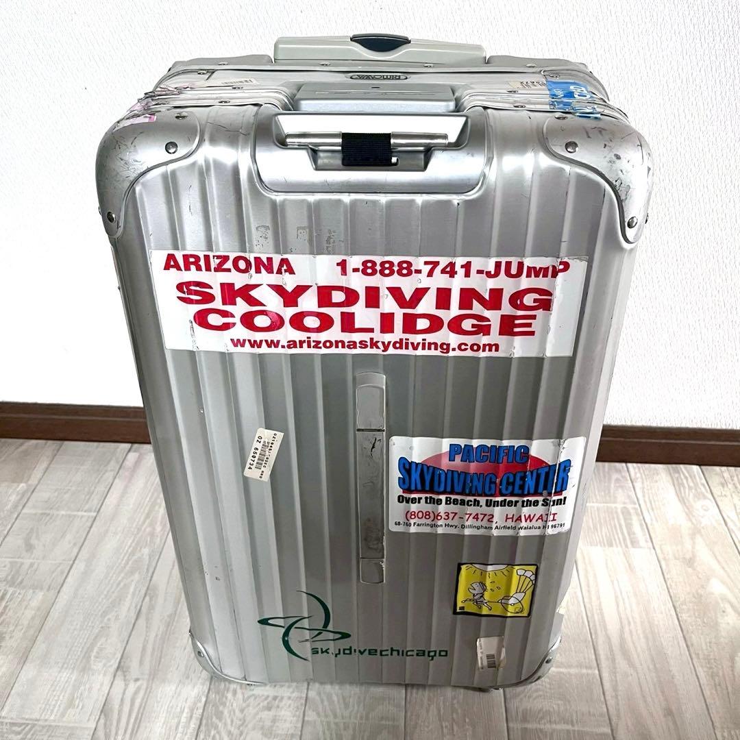 【希少】RIMOWA×PORSCHE トパーズ 2輪 アルミキャリーケース