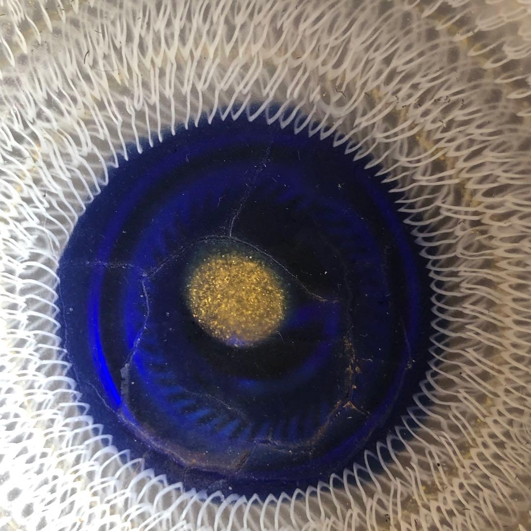 木暮紀一作品　コアガラストンボ玉　蜻蛉玉　ガラス製　飾りガラス　伝統工芸品