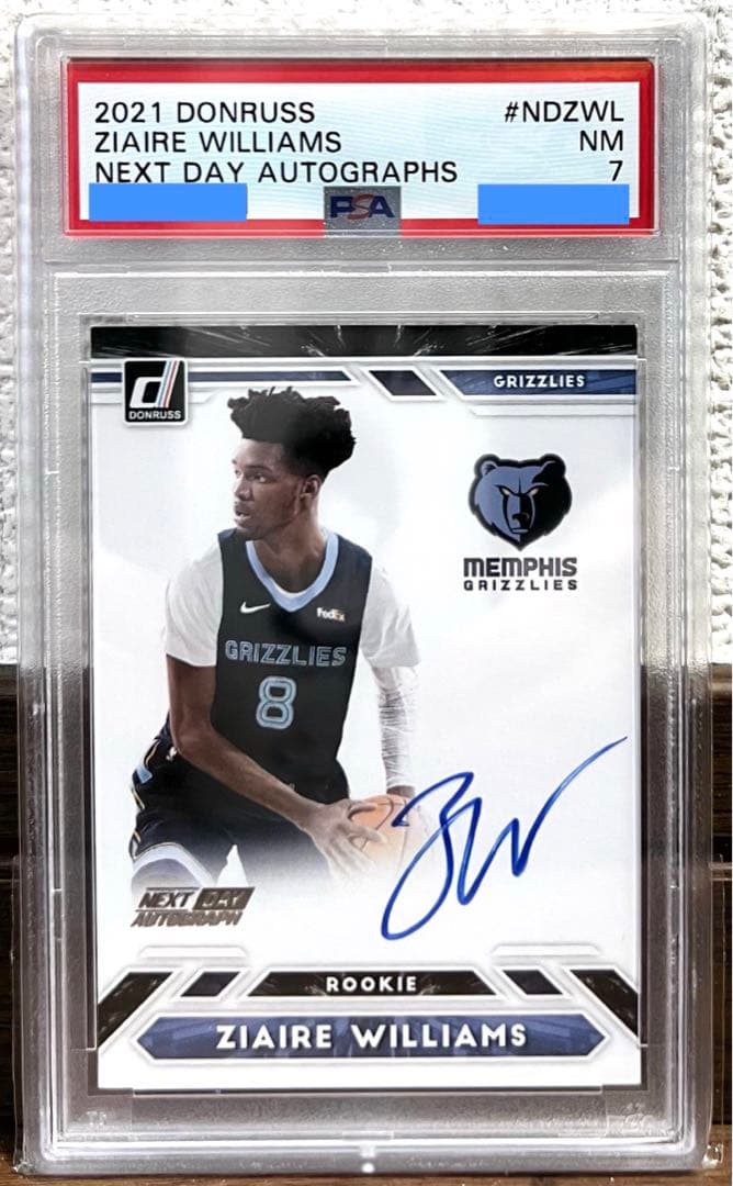 Ziaire Williams 貴重next day RC auto