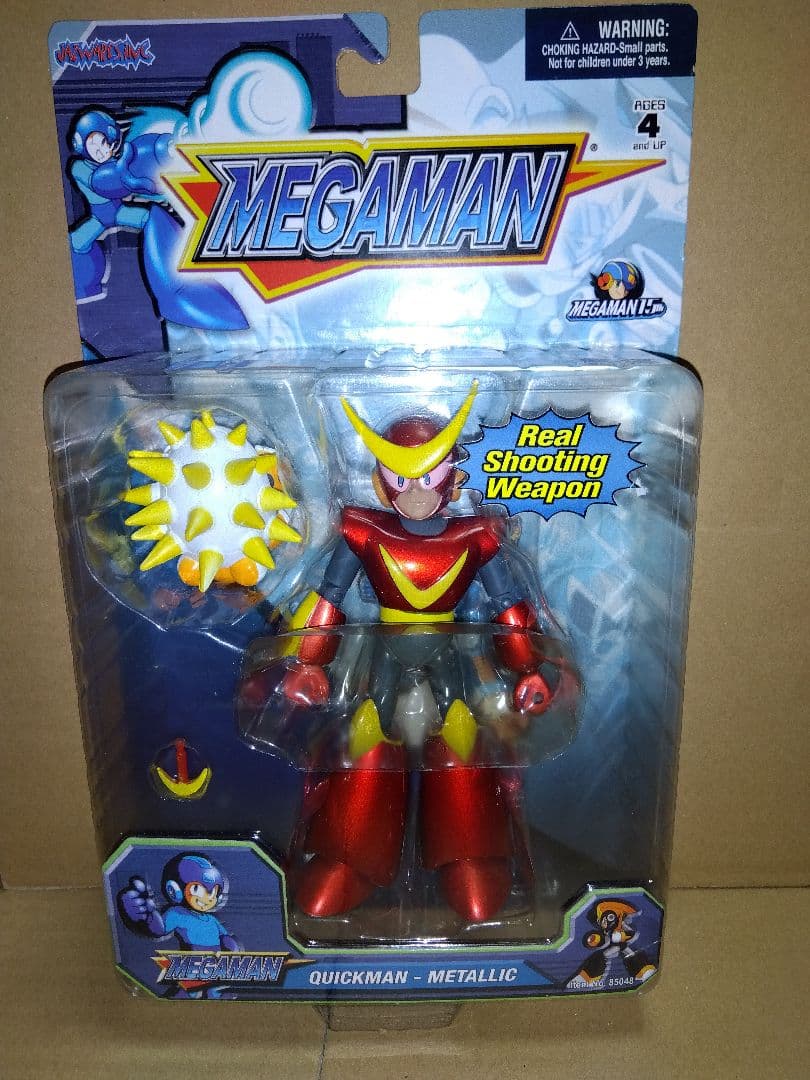 ロックマン　クイックマン　フィギュア　CAPCOM　ロックマンエグゼ　ビンテージ