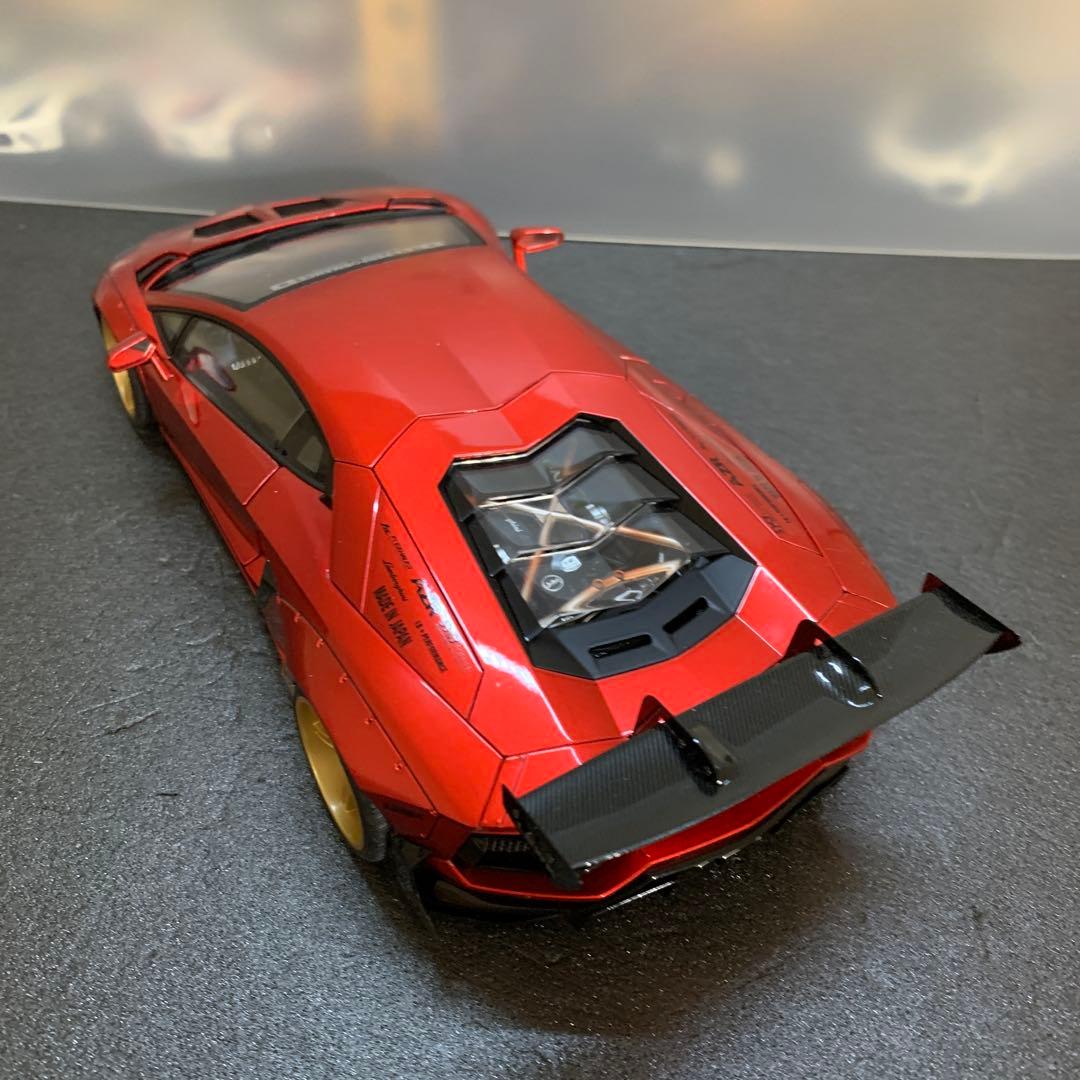 787 リバティーウォーク ランボルギーニ アヴェンタドール 1/18ミニカー