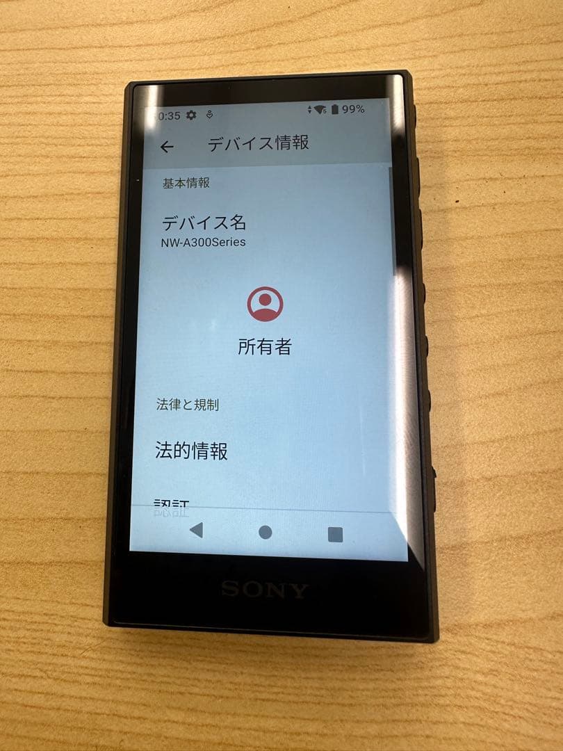 SONY NW-A306　ウォークマン
