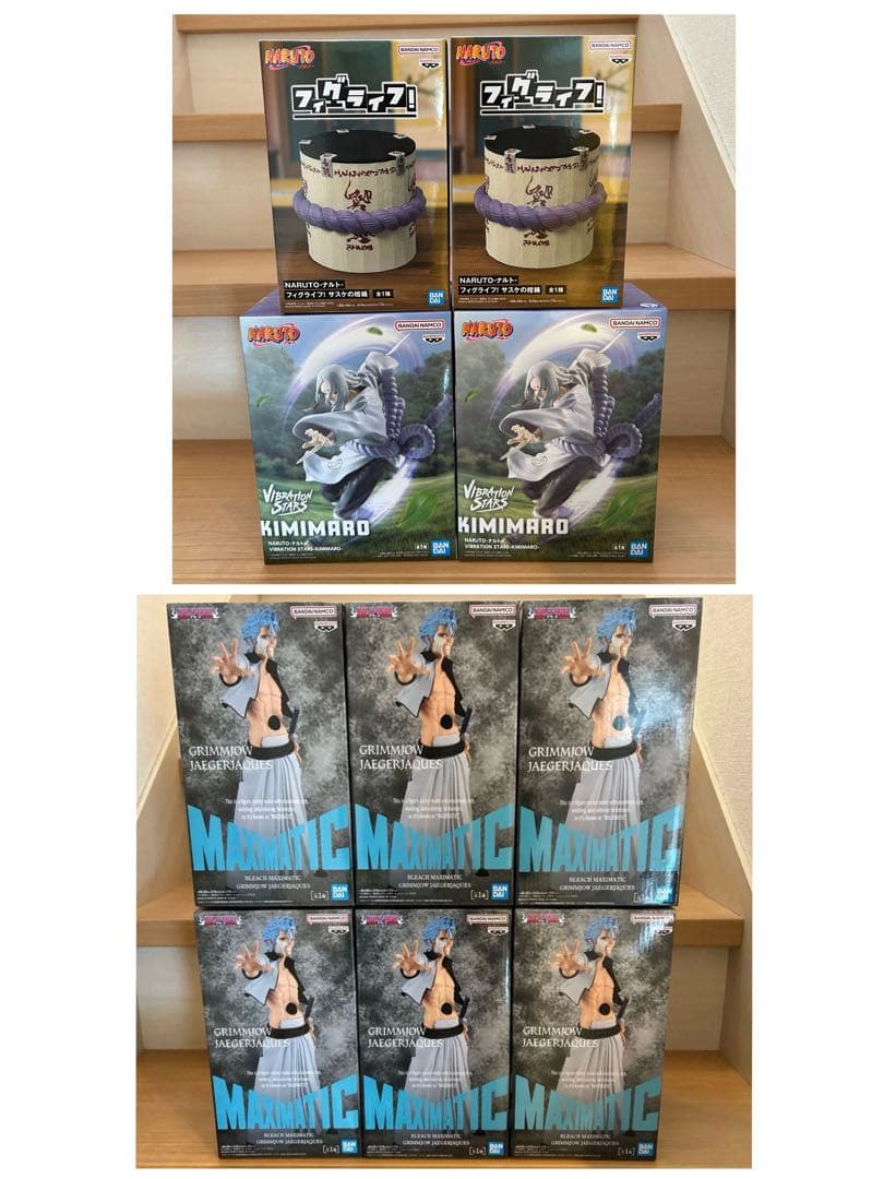 【新品未開封】BLEACH グリムジョー・ナルト フィギュア　まとめ売り　10体
