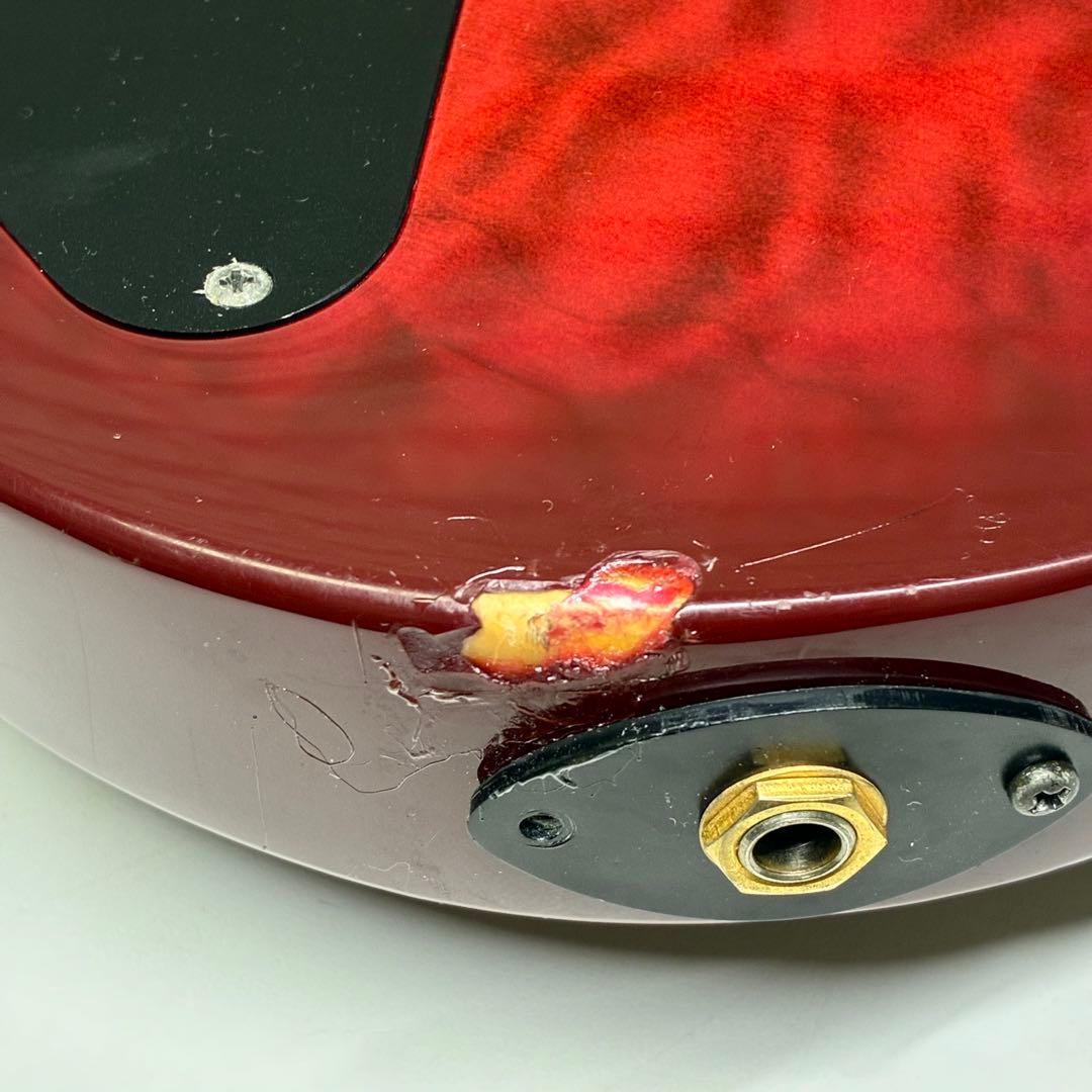 FERNANDES FGZ-420 キルトメイプルトップ 赤 エレキギター