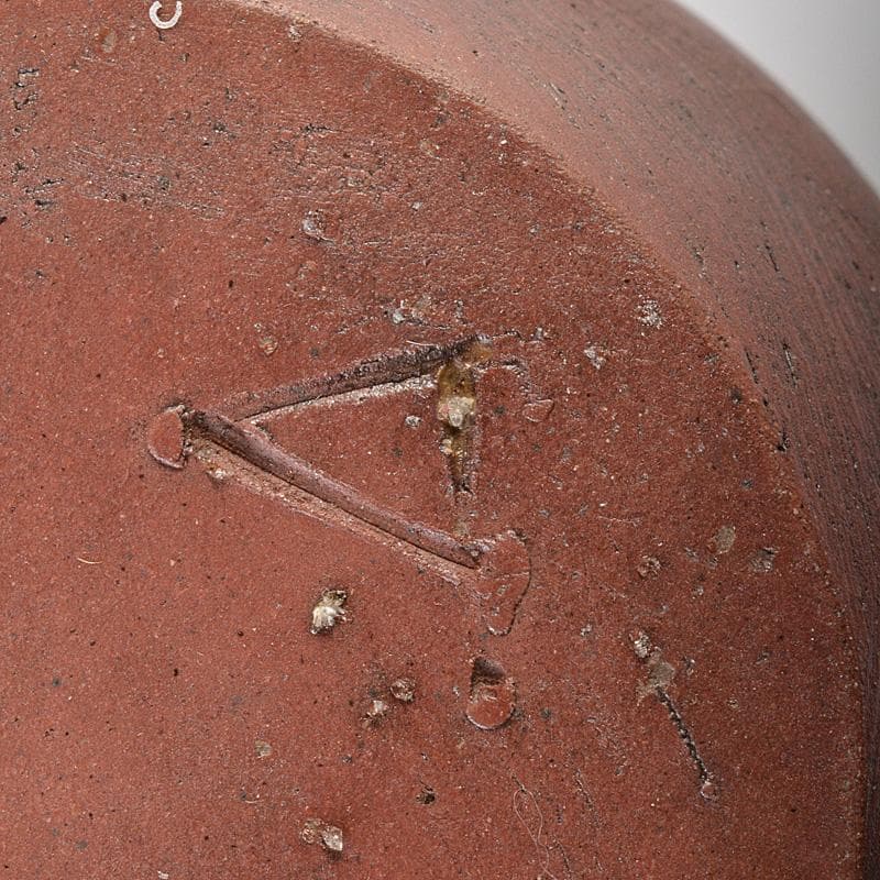 備前焼　古備前　江戸時代末期　鴨徳利　桂又三郎極め箱　V　R5572