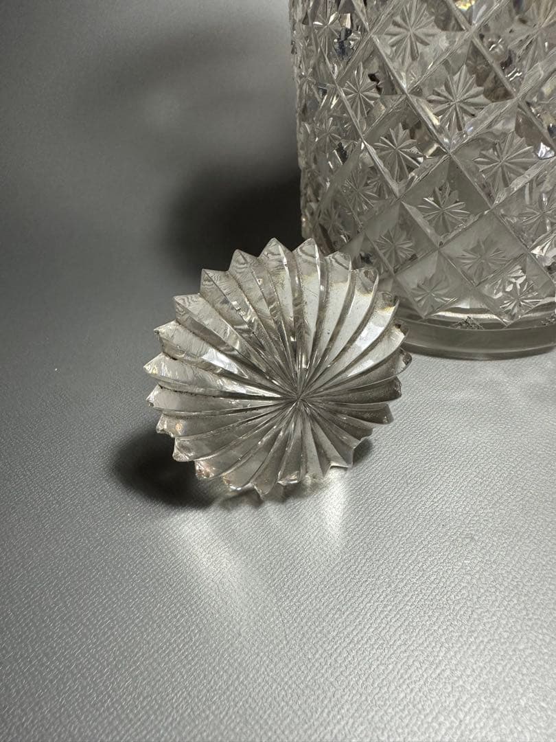 江戸切子　デキャンタ　江戸ガラス　桐箱