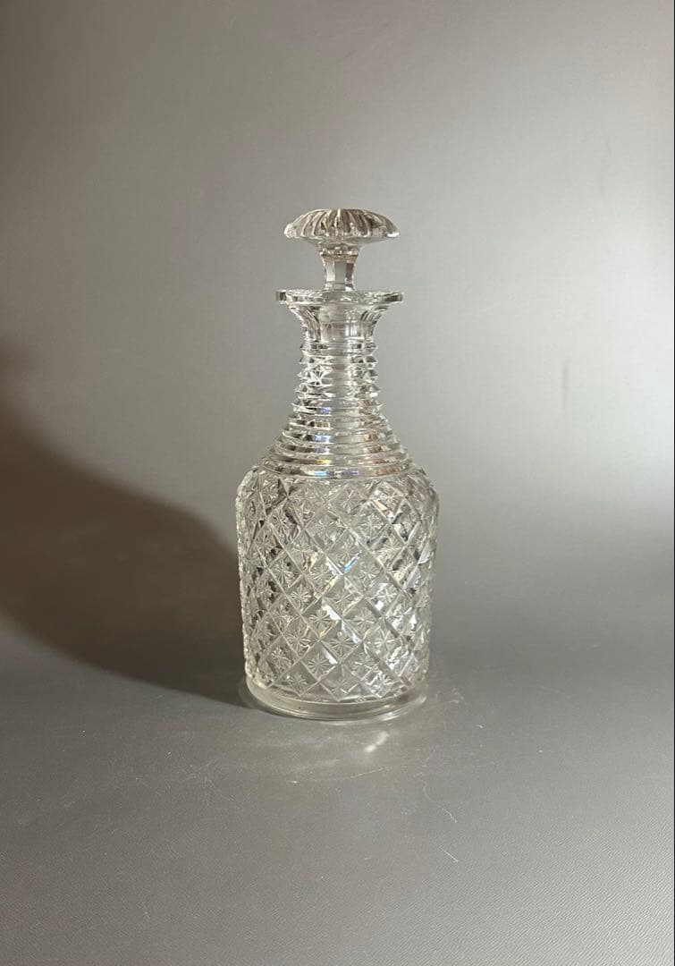 江戸切子　デキャンタ　江戸ガラス　桐箱