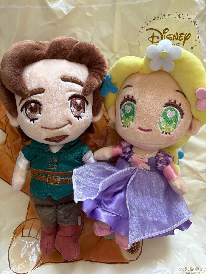 ラプンツェル＆フリン・ライダー Tiny ぬいぐるみセット