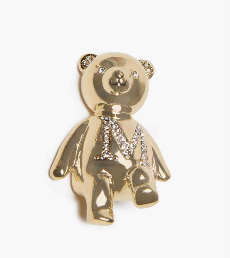 マックスマーラ MaxMara メタル テディベアブローチ ゴールド 美品