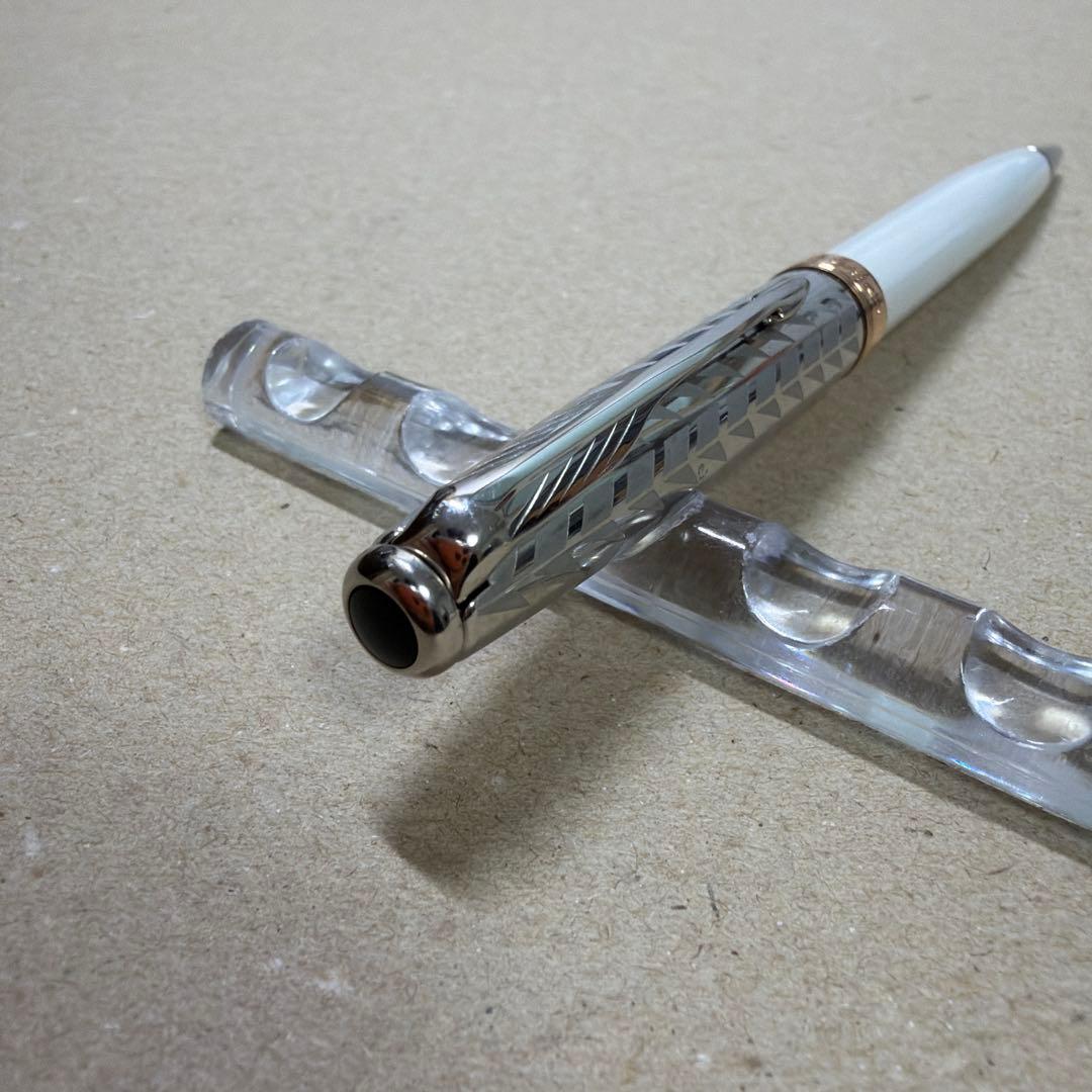 廃盤 PARKER パーカー ソネット ボールペン メタル&パールCT 油性