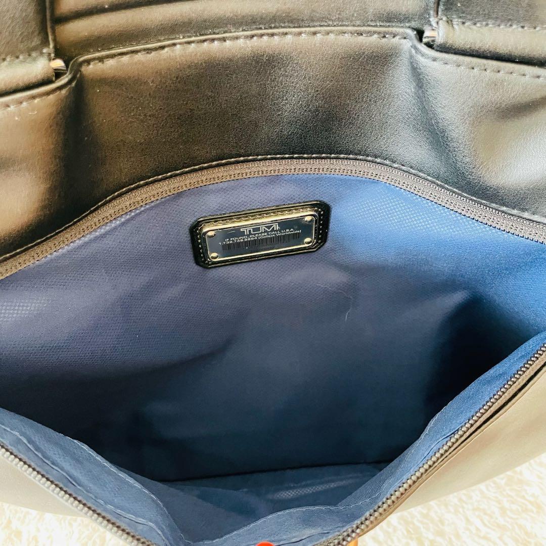 TUMI ビジネスバッグ オールレザー 2way 黒 ショルダーバッグ