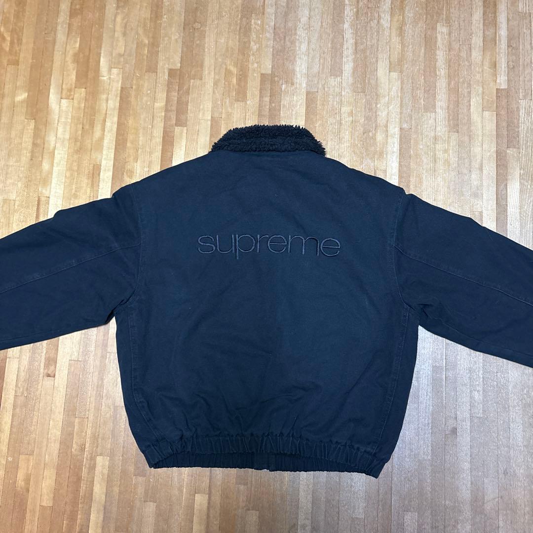 Supreme Faux Shearling Bomber Jacket 黒 M