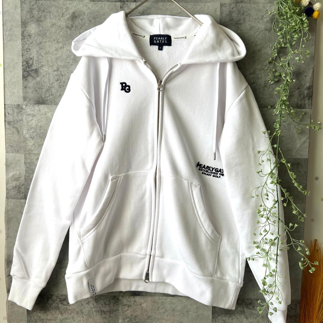PEARLYGATES 35周年白パーカー　新品未使用品タグ無し
