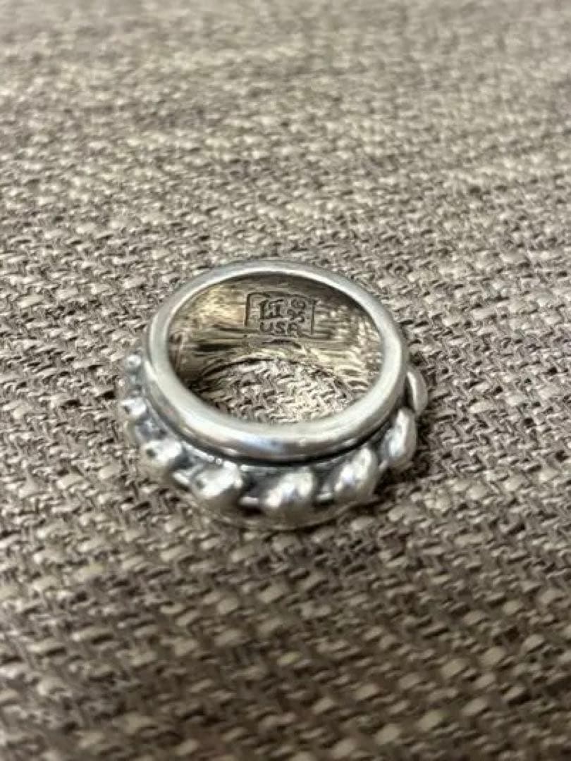 レザーズアンドトレジャーズ リボルビング リング シルバー 925