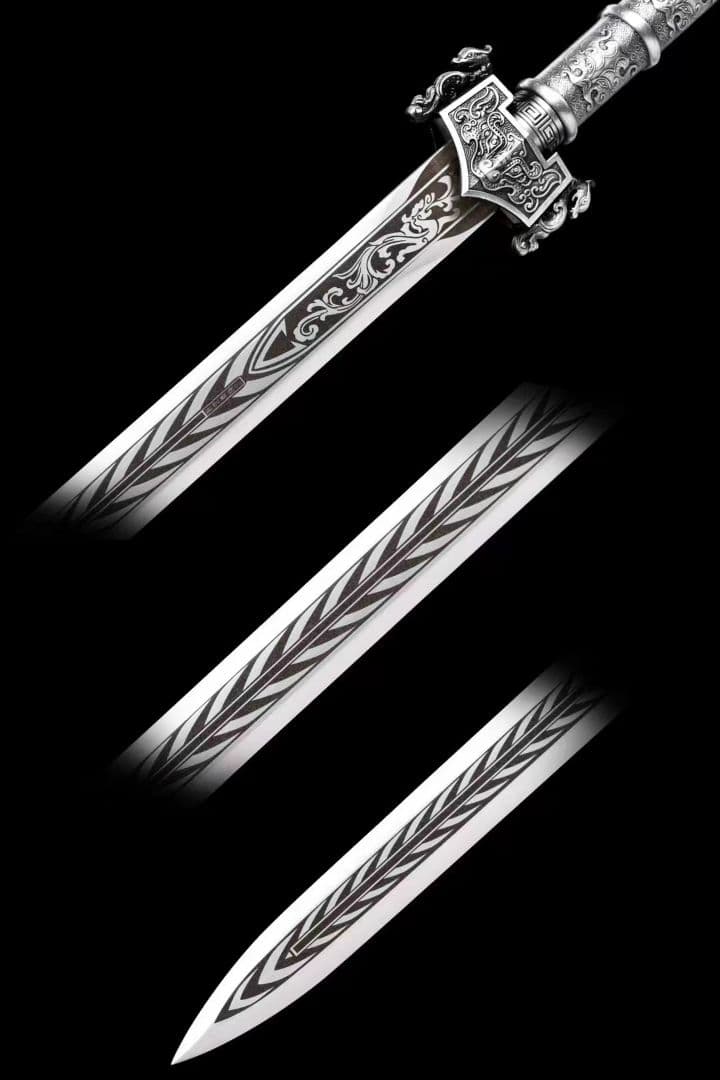 覇王の剣  古兵器 刀装具 日本刀 模造刀 居合刀 ハンド鍛造一体高マンガン鋼